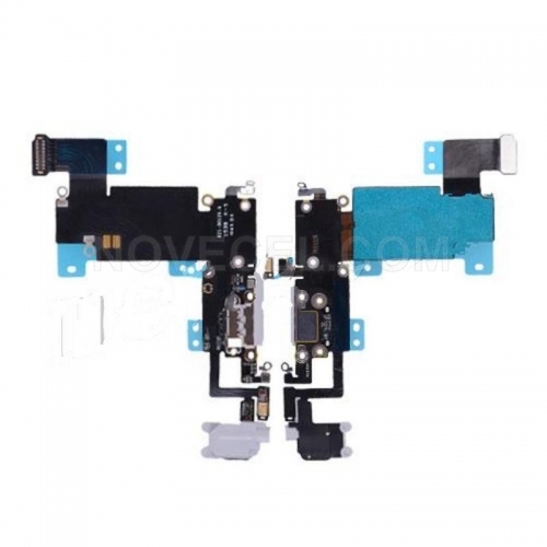 ORI Charging Port with Flex Cable for iPhone 6s Plus _Space Gray/Black
