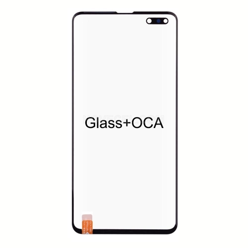 High Quality OCA Laminated Outer Glass Replacement for Samsung Galaxy S10+/G975_Black