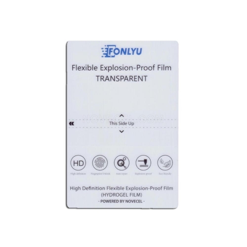 50 PCS/Lot FONLYU HD Hydrogel Protection Film_T438-C