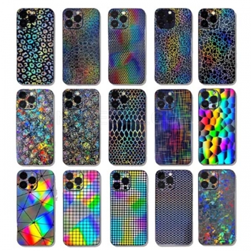 50 PCS/Lot Mixed Pattern Laser Shiny Crystal Protection Film_BM-SJLS-MIX