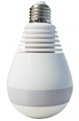 2.0mp Smart Hidden IR Lamp / White Light Wi-Fi Bulb Camera