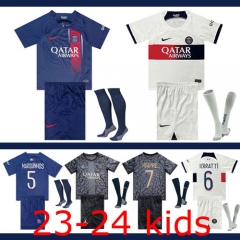 2023-2024 Psg Kids + Socks Thailand the best quality