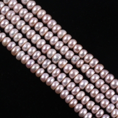 Light Lalic Button Pearls, Approx 7.8-8.8mm, Approx 34cm~38cm/strand