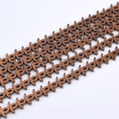 Copper Color Plated Hematite Flower Bud Shaped Beadse, Approx 6mm, Approx 38cm/strand