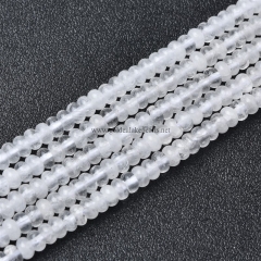 Clear Quartz Plain Rondelles, Approx 2x4mm, Approx 38cm/strand Clear Quartz Plain Rondelles, Approx 2x4mm, Approx 38cm/strand