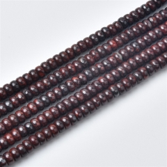 Poppy Jasper Plain Rondelles, Approx 2x4mm, Approx 38cm/strand Poppy Jasper Plain Rondelles, Approx 2x4mm, Approx 38cm/strand