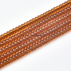 Dark Amber Color Glass Plain Rondelles, Approx 2x4mm, Approx 38cm/strand Dark Amber Color Glass Plain Rondelles, Approx 2x4mm, Approx 38cm/strand