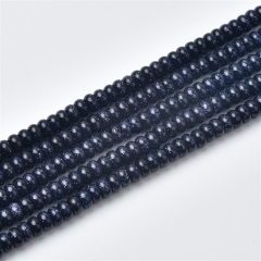 Blue Sandstone Plain Rondelles, Approx 2x4mm, Approx 38cm/strand Blue Sandstone Plain Rondelles, Approx 2x4mm, Approx 38cm/strand