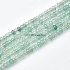 Green Strawberry Quartz Plain Rondelles, Approx 2x4mm, Approx 38cm/strand Green Strawberry Quartz Plain Rondelles, Approx 2x4mm, Approx 38cm/strand