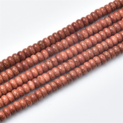 Gold Sandstone Plain Rondelles, Approx 2x4mm, Approx 38cm/strand Gold Sandstone Plain Rondelles, Approx 2x4mm, Approx 38cm/strand