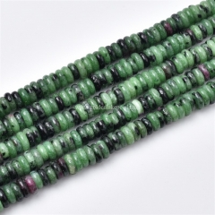 Ruby Zoisite Plain Rondelles, Approx 2.5x6mm, Approx 38cm/strand