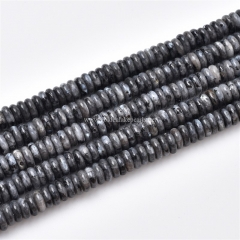 Larvikite Plain Rondelles, Approx 2.5x6mm, Approx 38cm/strand