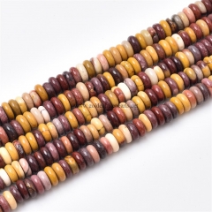 Mookaite Plain Rondelles, Approx 2.5x6mm, Approx 38cm/strand