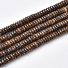 Bronzite Plain Rondelles, Approx 2.5x6mm, Approx 38cm/strand