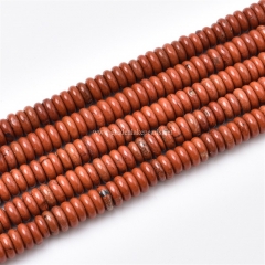 A Grade Red Jasper Plain Rondelles, Approx 2.5x6mm, Approx 38cm/strand A Grade Red Jasper Plain Rondelles, Approx 2.5x6mm, Approx 38cm/strand