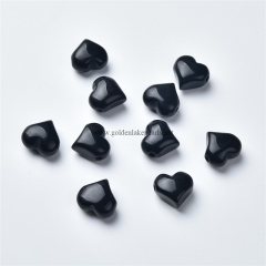 Black Agate Center-drilled Big Hole Heart Shaped Beads, Approx 10-14mm, Hole Size 2.5mm, Sell by Piece Black Agate Center-drilled Big Hole Heart Shaped Beads, Approx 10-14mm, Hole Size 2.5mm, Sell by Piece
