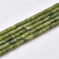 South Jade Tubes, Approx 4x8mm, Approx 38cm/strand