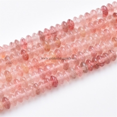Ruby Strawberry Quartz Plain Saucers, Approx 3x6mm, Approx 38cm/strand
