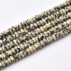Dalmatian Jasper Plain Saucers, Approx 3x6mm, Approx 38cm/strand Dalmatian Jasper Plain Saucers, Approx 3x6mm, Approx 38cm/strand
