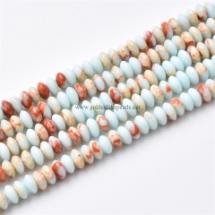 Synthetic Aqua Terra Jasper Plain Saucers, Approx 3x6mm, Approx 38cm/strand Synthetic Aqua Terra Jasper Plain Saucers, Approx 3x6mm, Approx 38cm/strand