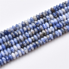 Blue Spot Jasper Plain Saucers, Approx 3x6mm, Approx 38cm/strand Blue Spot Jasper Plain Saucers, Approx 3x6mm, Approx 38cm/strand