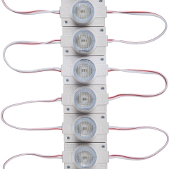 Side view 2W LED modules UL listed 12V DC 180lm for advertising light box 3030smd with lens