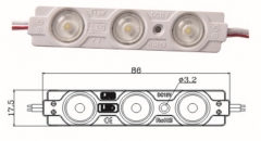 Constant current LED module 3 LED UL listed 1.5 watts smd2835 12V DC IP65 l