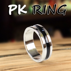 PK Ring (silver with black inlay)