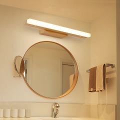 Modern Style Wooden Linear LED Vanity Light Bath Light