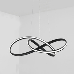 Modern Knot Design LED Chandelier Pendant Chic Chandelier for Living Room Bedroom