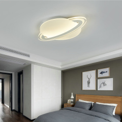 Modern Style Saturn LED Ceiling Lamp for Kid's Room Lighting