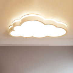 Minimalist LED Cloud Ceiling Flush Mount Dimmable Cool Kid's Room Lighting