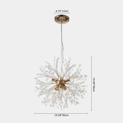 Contemporary 9/8 -Light Firework Modern Chandelier Lighting