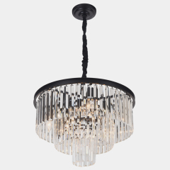 Modern Contemporary 9/6 Lights Crystal Semi Flush Mount Chandelier for Living Room