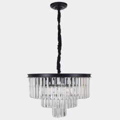 Modern Contemporary 9/6 Lights Crystal Semi Flush Mount Chandelier for Living Room