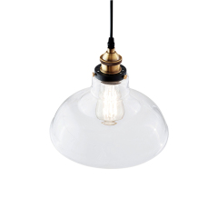 Modern Industrial 1 - Light Single Dome Pendant for Kitchen Island Dining Room