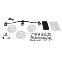 Modern Industrial 3 Lights Linear Kitchen Pendant Lighting for kitchen island/Dining Table