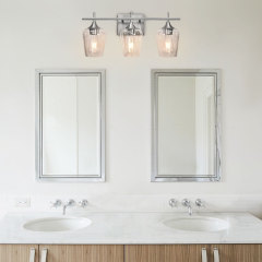 Contemporary Modern Home Style 3-Light Wall Lamp Bathroom Vanity Lights for Bathroom/ Entryway/Living Room