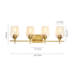 4 Light Contemporary Modern Decorative Vanity Light Bathroom/Hallway/Dressing Room Wall Lamp