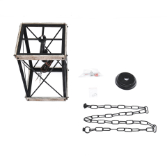 Modern Farmhouse Single Rectangle Lantern Pendant Light for Kitchen and Dining Room
