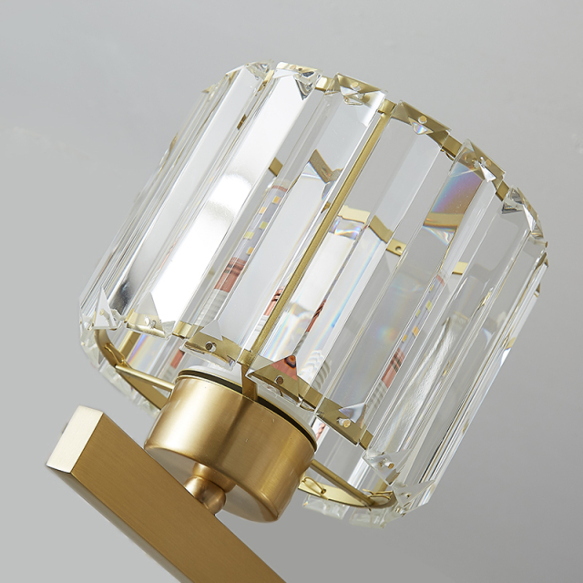 3 Light Modern Clear Crystal Shaded Sputnik Chandelier for Living Room Dining Room