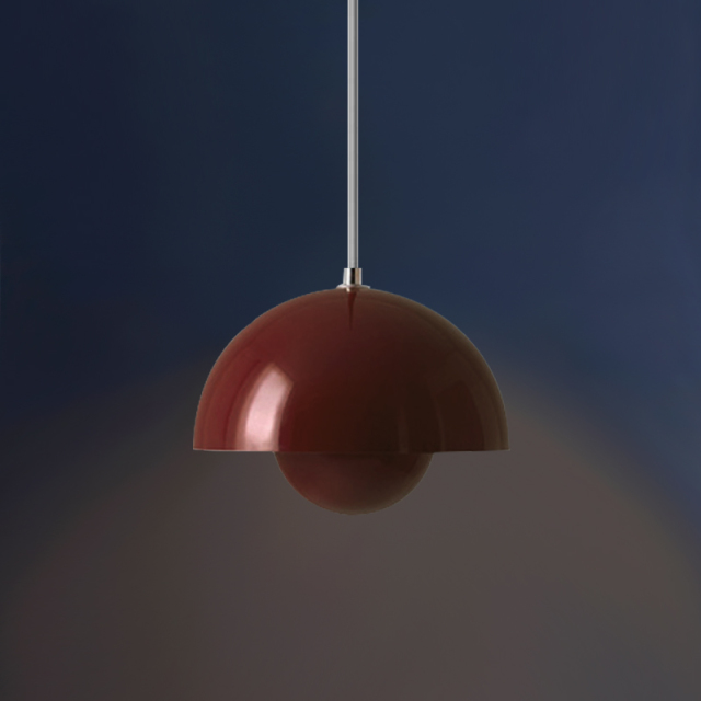 Modern Flowerpot Danish Design Pendant Light Modern Colorful Hanging Ceiling Light for Dining Room / Kitchen / Bedroom