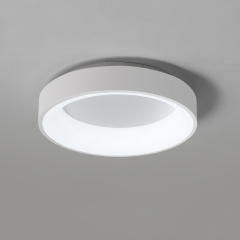 Minimalist LED Flush Mount Ceiling Light Hollowed Large Metal Ceiling Lamp Dimmable for Living Room/Dining Room/Bedroom Room