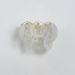 Shell-shaped Wall Sconce Modern Luxury Glass Sconces for Living Room Dining Room Bedroom