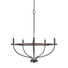 Minimalist Modern 6 Lights Candle Style Empire Chandelier for Living Room Dining Room Kitchen