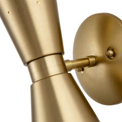 Modern Hourglass Wall Sconces Starry Wall Lamp in Silver/ Brass+Silver Finish for Bedroom/Living Room/Bathing Room Vanity