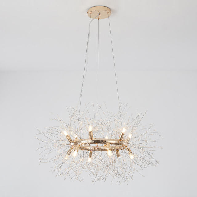Modern Glam 12/18 Light Firework Sparkle Sputnik Chandelier Pendant Light for Restaurant/ Living Room/ Bedroom
