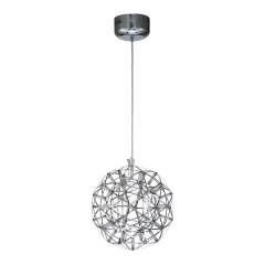 Glam Modern LED Basket Sparkle Starry Chandelier Pendant Light for Restaurant/ Living Room/ Bedroom