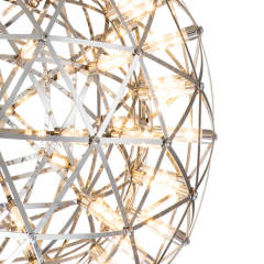 Glam Modern LED Basket Sparkle Starry Chandelier Pendant Light for Restaurant/ Living Room/ Bedroom
