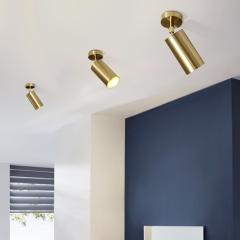 Mid Century Modern 1 Light LED Brass Ceiling Light Spot Light for Living Room/Bar/Restaurant